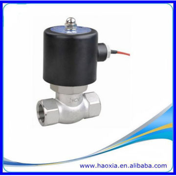 Válvula de solenoide de vapor de acero inoxidable de alta temperatura AC110V